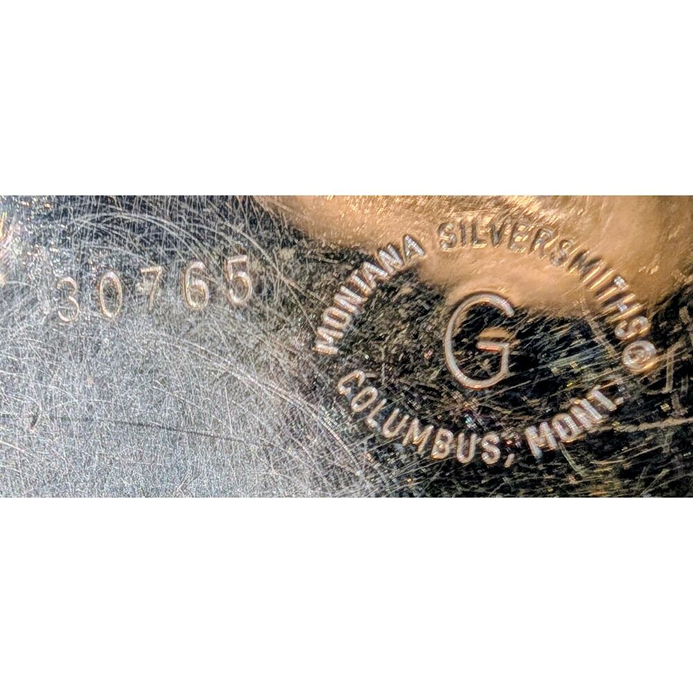 Montana Silversmiths Cowgirl Up Cross Belt Buckle Two-tone Western Engraved - Picture 7 of 8